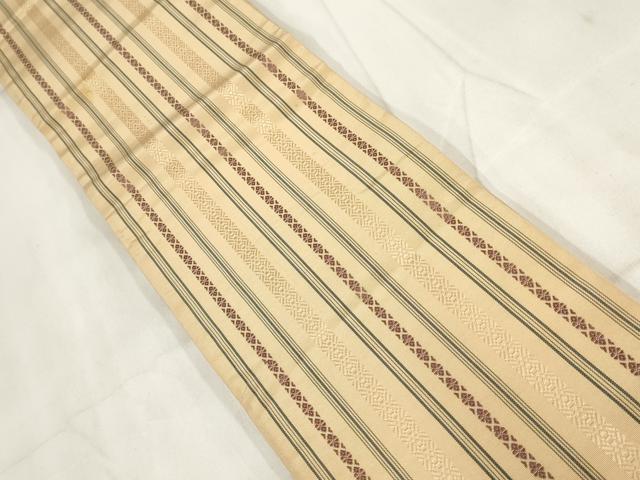 平和屋着物◎半幅帯 献上 正絹 逸品 AABH8037wj