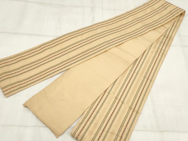 平和屋着物◎半幅帯 献上 正絹 逸品 AABH8037wj