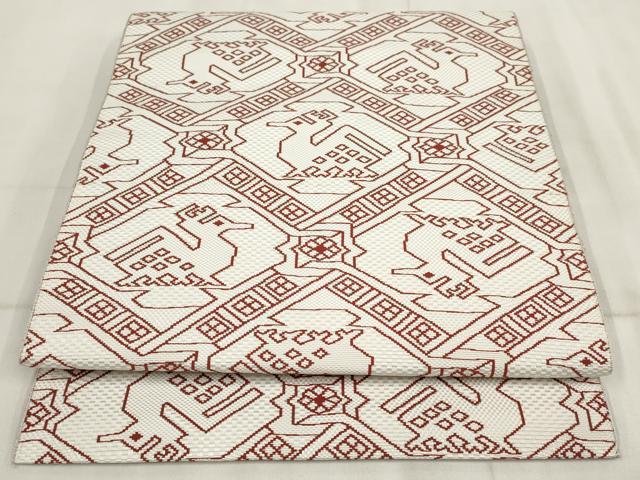 平和屋着物◎八寸名古屋帯 有栖川文様 AABH8080wj