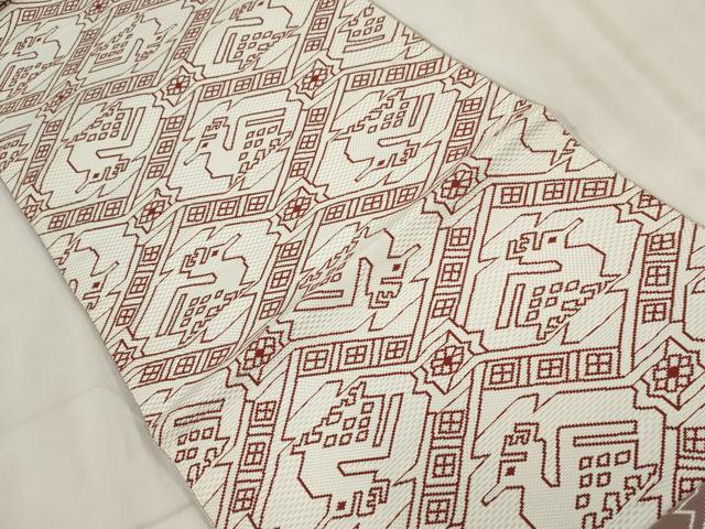 平和屋着物◎八寸名古屋帯 有栖川文様 AABH8080wj