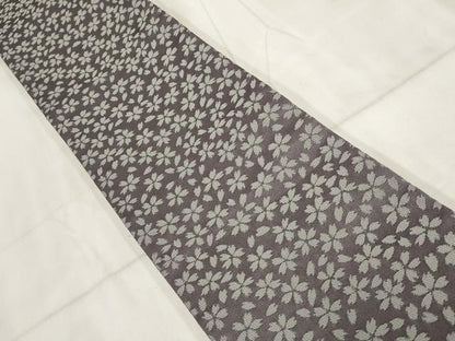 平和屋着物◎両面半幅帯　桜　AABH8117wj