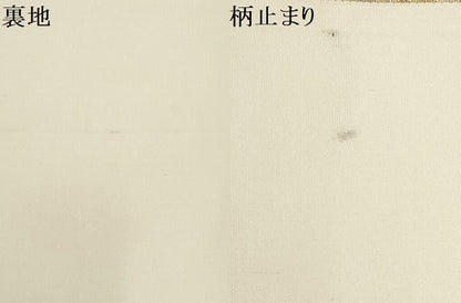 平和屋着物▼両面六通柄袋帯　地紙花鳥文　金糸　正絹　逸品　AABH8226wj