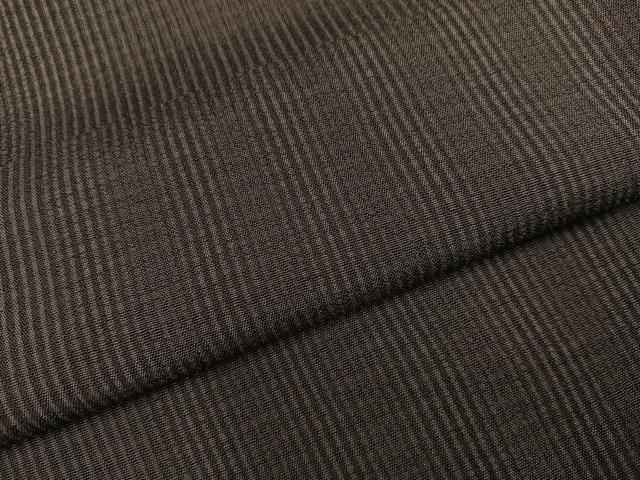 平和屋着物●上質な小紋　縞　正絹　逸品　AABH8247ph