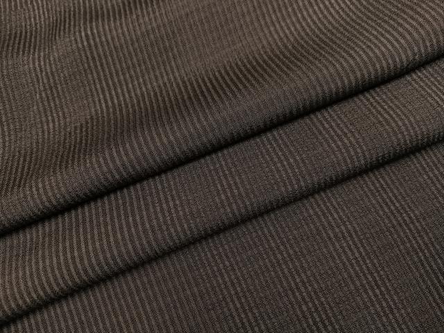 平和屋着物●上質な小紋　縞　正絹　逸品　AABH8247ph