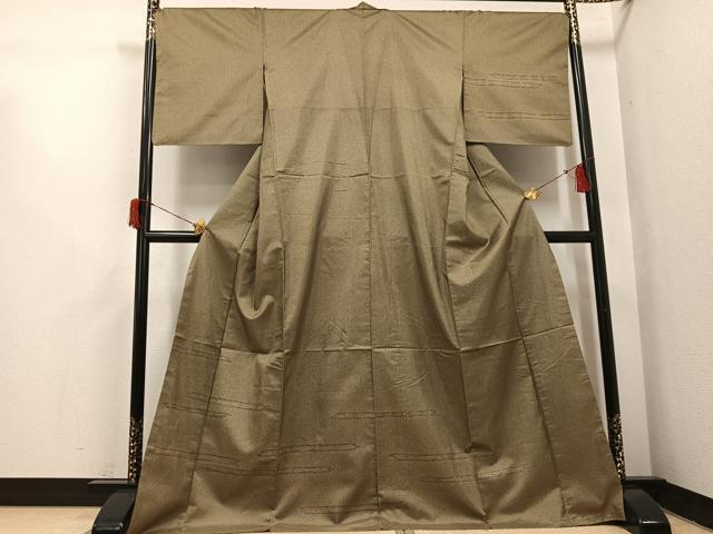 平和屋着物●本場大島紬　染大島　訪問着　霞文　さが美扱い　正絹　逸品　AABH8252ph