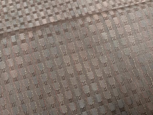 平和屋着物●上質な紬　眼鏡織　吉野織　格子　正絹　逸品　AABH8258ph 平和屋着物○上質な紬 眼鏡織 吉野織 格子 正絹 逸品 AABH8258ph