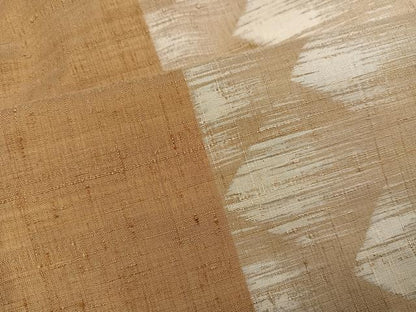 平和屋着物●上質な紬　間道　正絹　逸品　AABH8277ph