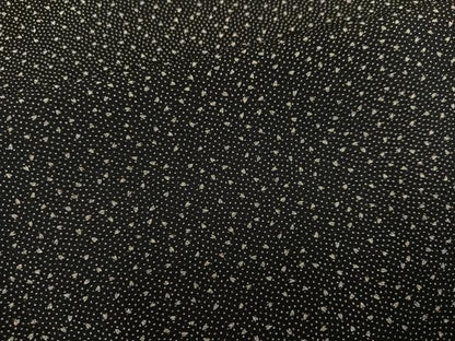 平和屋着物●江戸小紋　夜桜　黒地　正絹　逸品　未使用　AABH8285ph