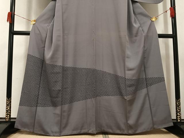 平和屋着物○訪問着 幾何学文様 正絹 逸品 AABH8287ph