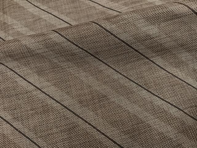 平和屋着物●本場大島紬　カタス9マルキ　斜縞　正絹　逸品　AABH8290ph