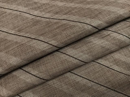 平和屋着物●本場大島紬　カタス9マルキ　斜縞　正絹　逸品　AABH8290ph