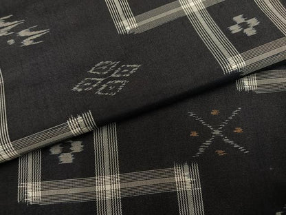 平和屋着物●本場琉球絣　紬　正絹　逸品　AABH8294ph