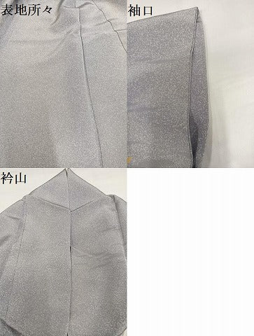 平和屋着物●訪問着　友禅　ふくら雀　飛鳥花文　暈し染め　正絹　逸品　AABH8295ph