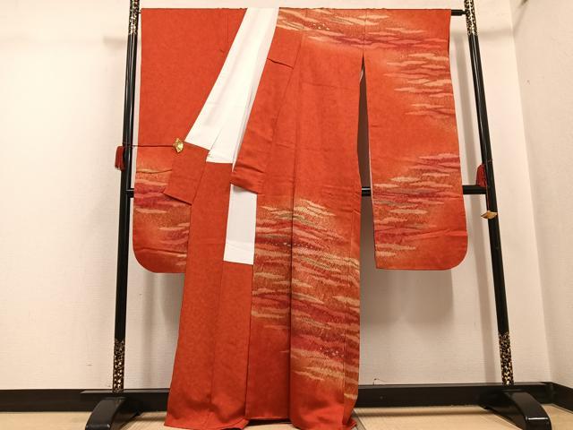平和屋着物●豪華振袖　作家物　泰常　霞文　暈し染め　金彩　金通し地　正絹　逸品　AABH8308ph
