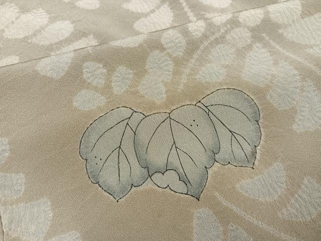 平和屋着物●訪問着　絞り　辻が花　桐　正絹　逸品　AABH8309ph