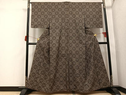 平和屋着物●本場大島紬　龍郷絣　正絹　逸品　未使用　AABH8310ph