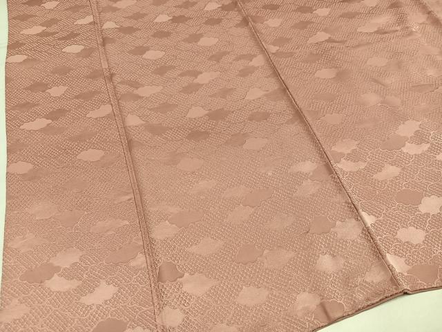 平和屋着物●上質な色無地　雲重ね地紋　正絹　逸品　AABH8319ph 平和屋着物○上質な色無地 雲重ね地紋 正絹 逸品 AABH8319phの通販 by
