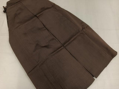 平和屋着物●男性　馬乗り袴　縞　正絹　逸品　AABH8320ph
