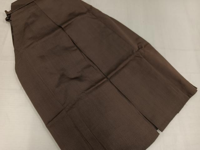 平和屋着物●男性　馬乗り袴　縞　正絹　逸品　AABH8320ph