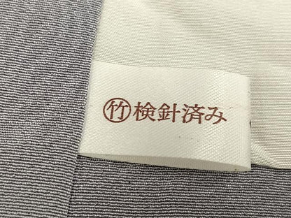 平和屋着物●訪問着　友禅　草花文　暈し染め　正絹　逸品　AABH8321ph