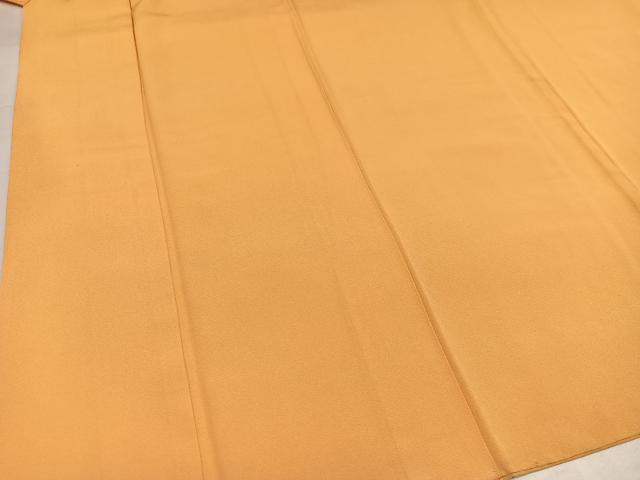 平和屋着物○上質な色無地 柑子色 正絹 逸品 AABH8325ph 平和屋着物○上質な色無地 柑子色 正絹 逸品 AABH8325ph