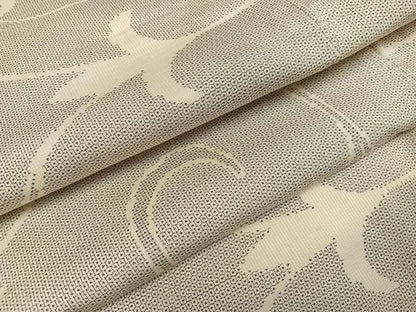 平和屋着物●本場大島紬　白大島　100亀甲　唐草文　正絹　逸品　未使用　AABH8330ph