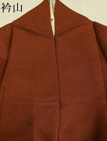 平和屋着物●上質な色無地　雀茶色　正絹　逸品　AABH8333ph