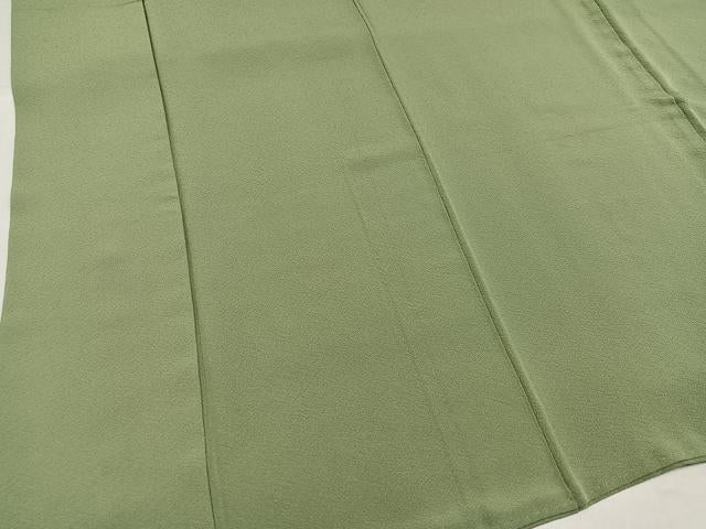平和屋着物●上質な色無地　柳茶色　正絹　逸品　AABH8342ph 平和屋着物○上質な色無地 柳茶色 正絹 逸品 AABH8342ph