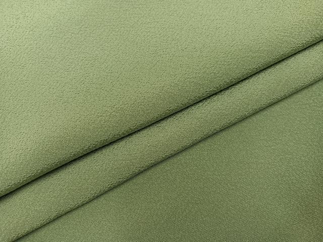 平和屋着物●上質な色無地　柳茶色　正絹　逸品　AABH8342ph