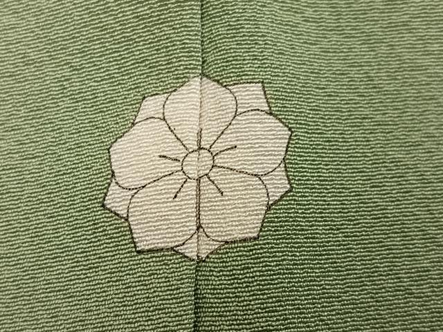 平和屋着物●上質な色無地　柳茶色　正絹　逸品　AABH8342ph 平和屋着物○上質な色無地 柳茶色 正絹 逸品 AABH8342ph