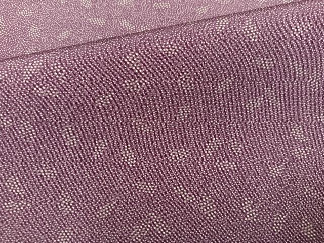 平和屋着物●江戸小紋　作家物　瑞兆　草木文　三越扱い　正絹　逸品　AABH8345ph