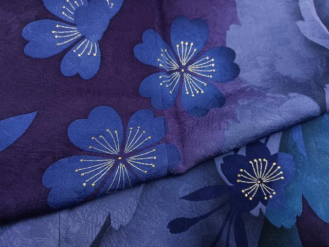平和屋着物●豪華振袖　花尽くし　暈し染め　金銀彩　正絹　逸品　未使用　AABH8348ph