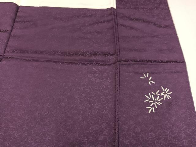 平和屋着物●訪問着　手描き　笹草文　暈し染め　金銀彩　正絹　逸品　未使用　AABH8349ph