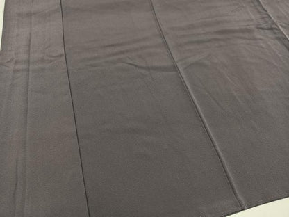 平和屋着物●本加賀友禅作家　成竹登茂男監修　色無地　胡桃染色　正絹　逸品　AABH8356ph