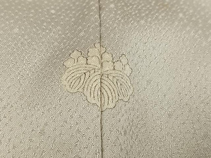 平和屋着物●訪問着　枝花文　暈し染め　金銀彩　正絹　逸品　AABH8360ph
