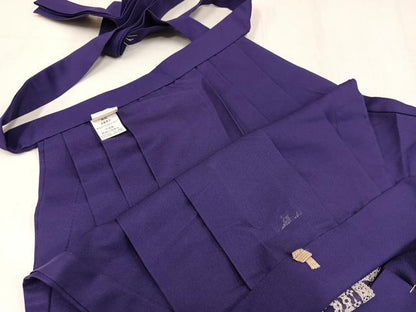 平和屋着物●女性　行灯袴　レース　色無地　滅紫色　未使用　AABH8363ph