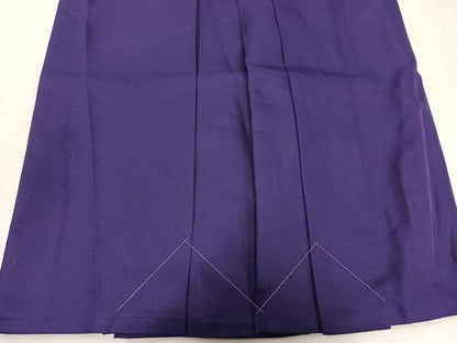 平和屋着物●女性　行灯袴　レース　色無地　滅紫色　未使用　AABH8365ph