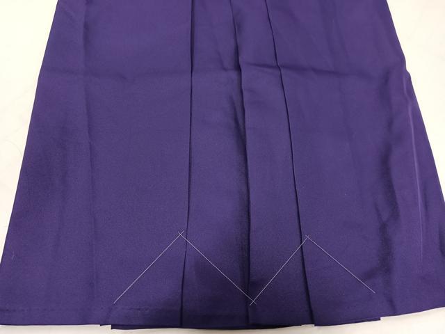 平和屋着物●女性　行灯袴　レース　色無地　滅紫色　未使用　AABH8365ph