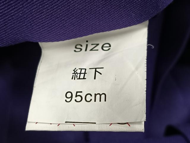平和屋着物●女性　行灯袴　レース　色無地　滅紫色　未使用　AABH8365ph