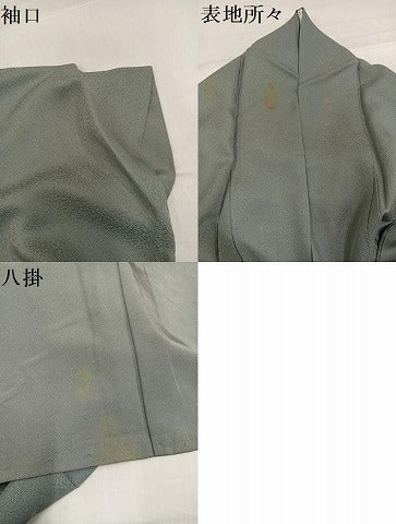 平和屋着物●江戸小紋　作家物　極小鮫小紋柄　正絹　逸品　AABH8368ph