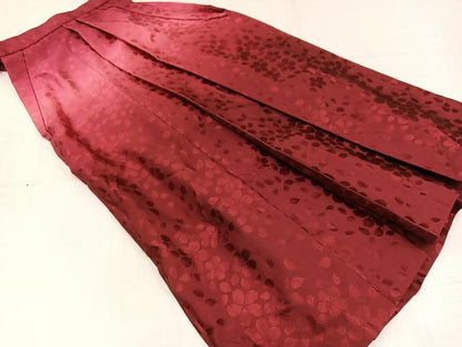 平和屋着物●女性　行灯袴　刺繍　舞桜　洗える着物　AABH8371ph