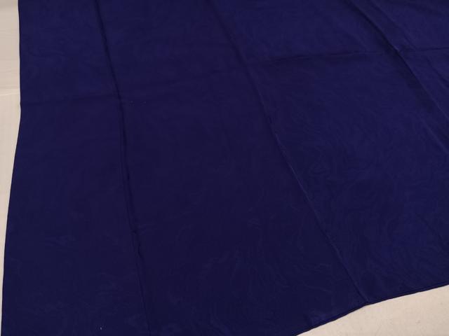 平和屋着物●上質な色無地　流水地紋　濃鼠色　正絹　逸品　AABH8374ph