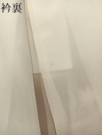 平和屋着物●上質な小紋　草花文　金彩　正絹　逸品　未使用　AABH8378ph