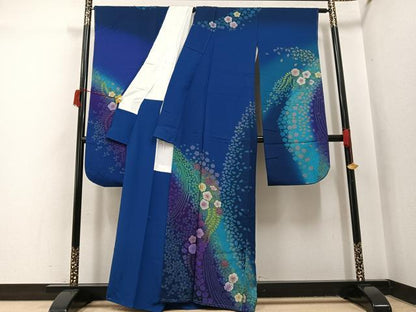 平和屋着物●豪華振袖　辻が花　暈し染め　正絹　逸品　未使用　AABH8381ph