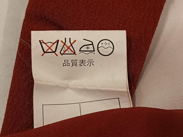 平和屋着物●小振袖　二尺袖　刺繍　舞花文　金糸　正絹　逸品　AABH8382ph