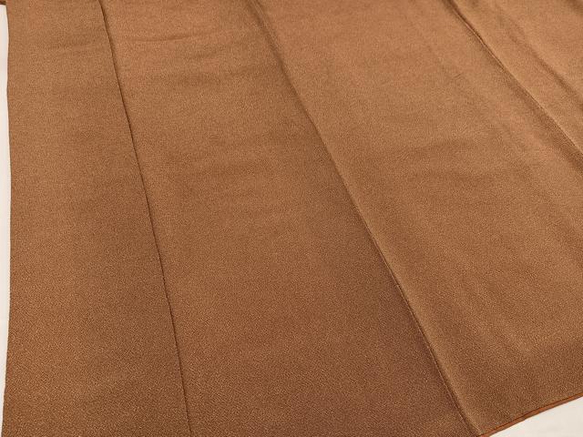 平和屋着物●江戸小紋　極小鮫小紋柄　鬼しぼ縮緬　正絹　逸品　AABH8383ph