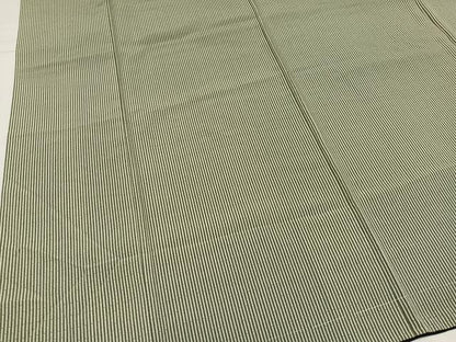 平和屋着物●江戸小紋　新井梅春　竹縞　正絹　逸品　AABH8390ph