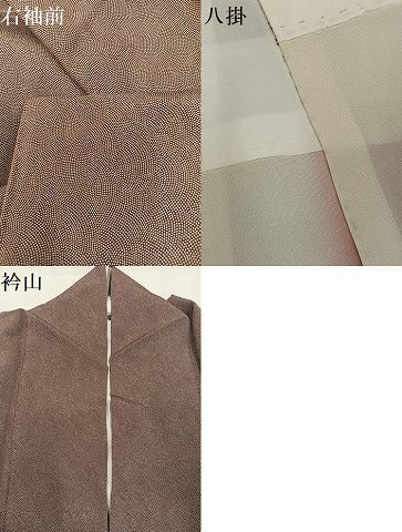 平和屋着物●江戸小紋　鮫小紋柄　正絹　逸品　AABH8393ph