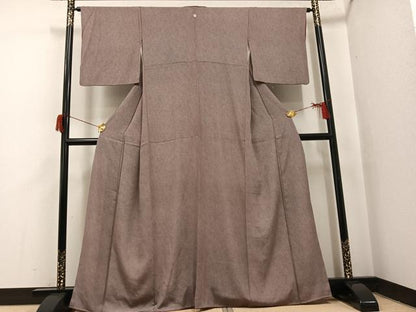 平和屋着物●江戸小紋　鮫小紋柄　正絹　逸品　AABH8393ph