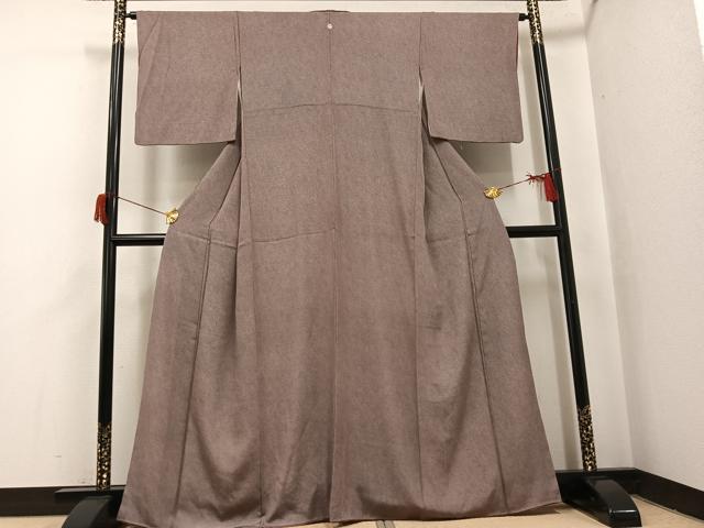 平和屋着物●江戸小紋　鮫小紋柄　正絹　逸品　AABH8393ph